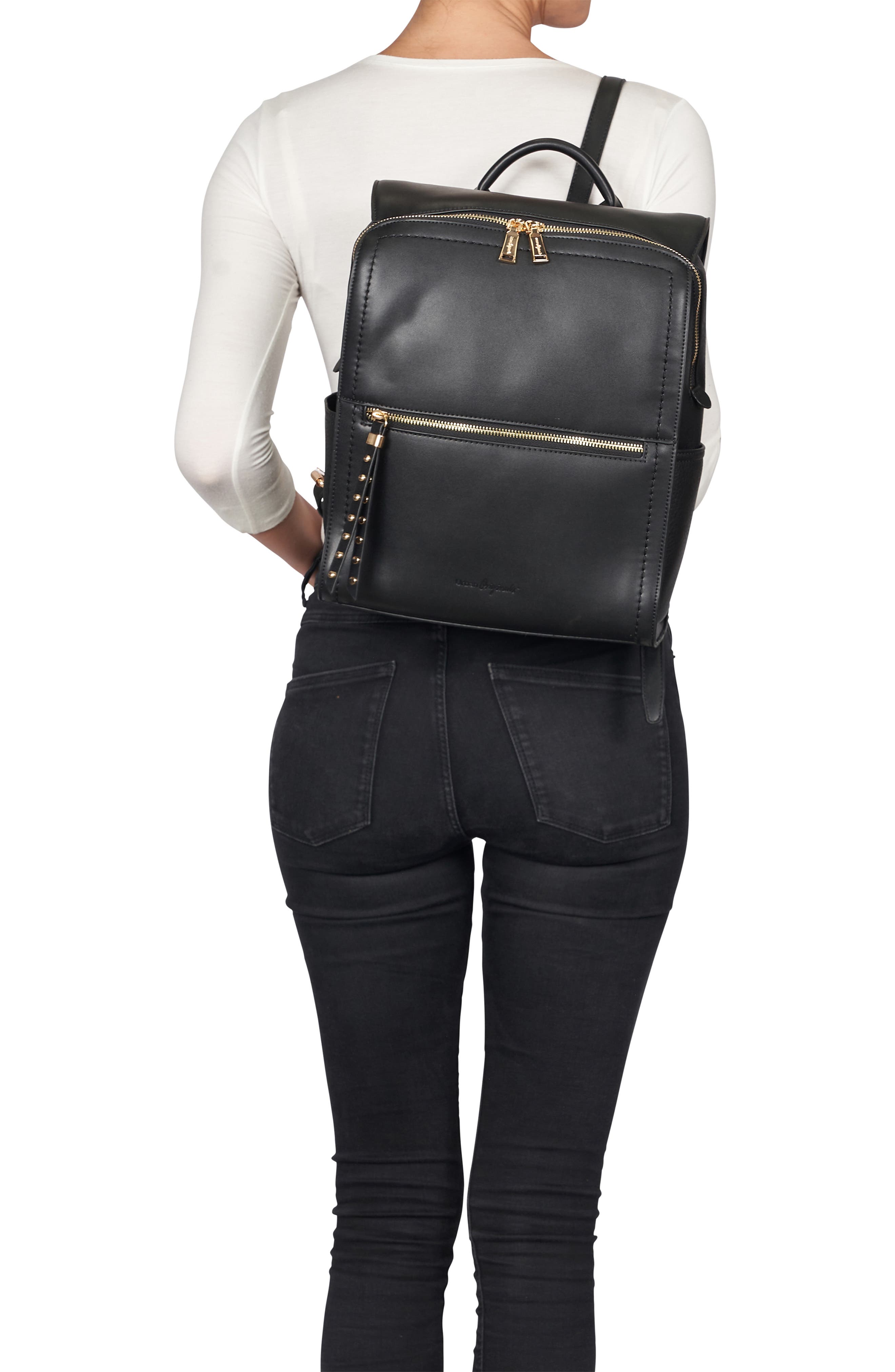 Urban Originals Rhythm Vegan Leather Backpack, Alternate, color, 