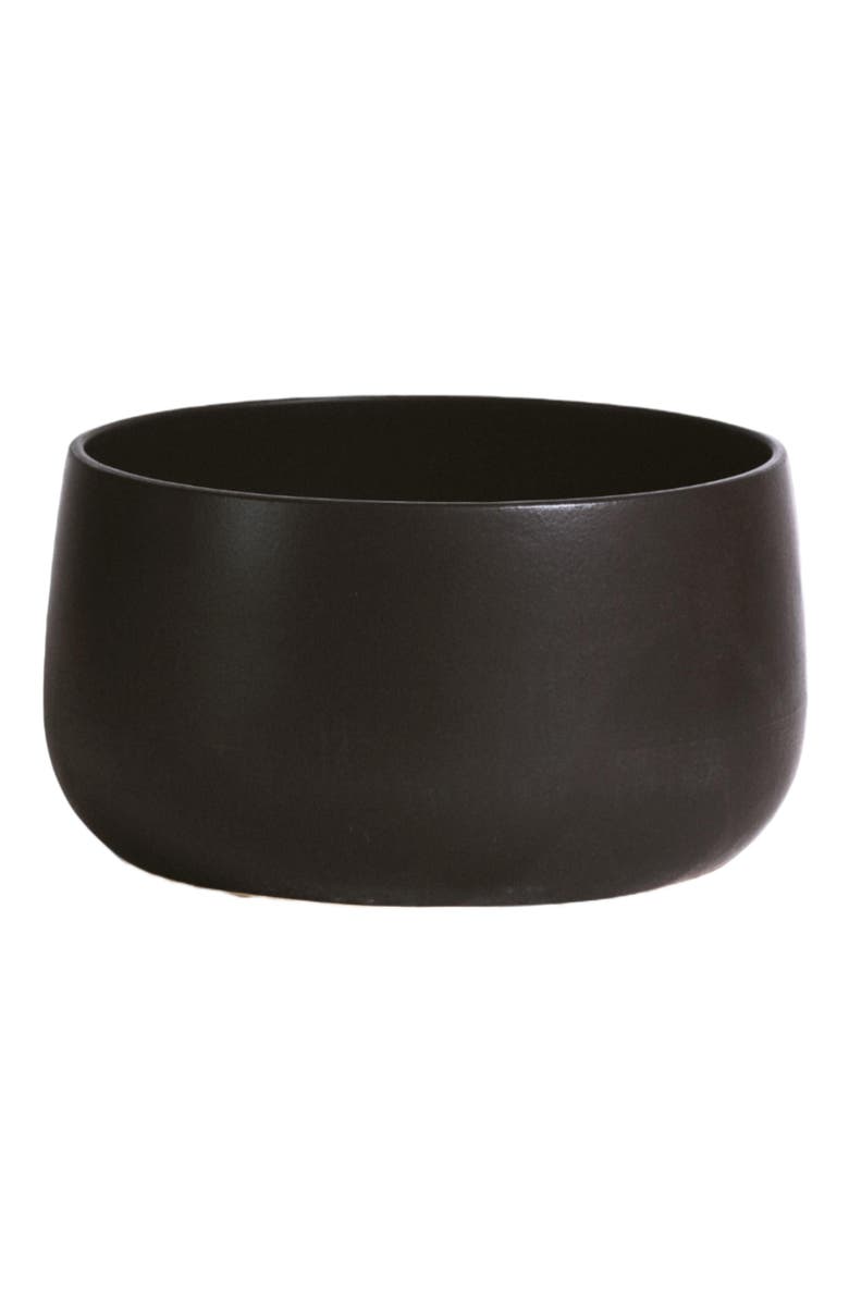 Gharyan Stoneware Stoneware Serving Bowl, Main, color, Black