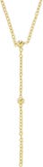 Sterling Forever Dotted Station Lariat Necklace