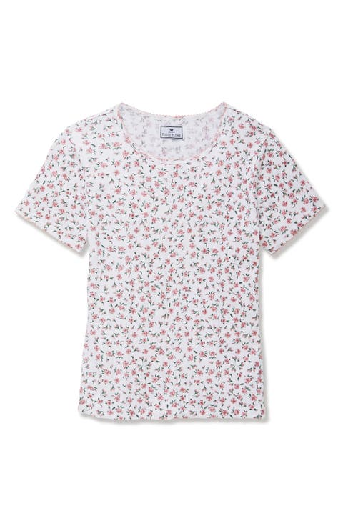 Pima Cotton Pointelle Sleep T-Shirt
