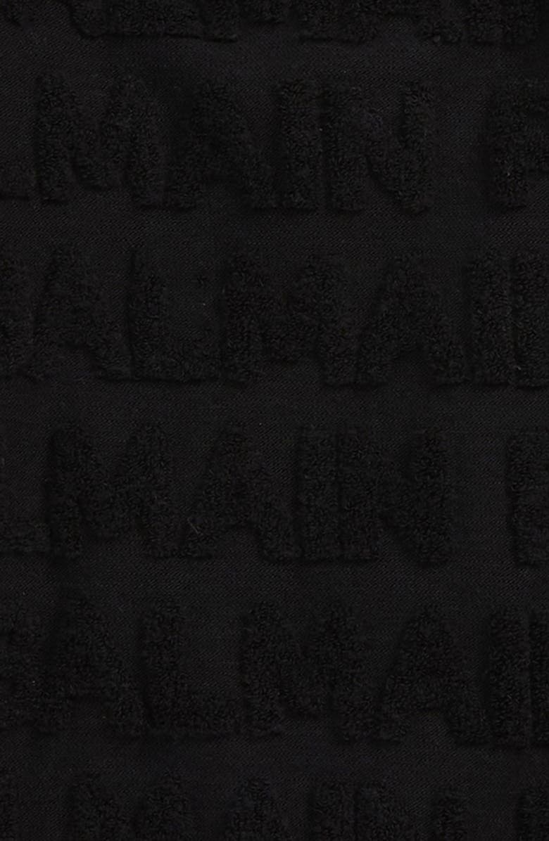 Balmain Chenille Logo Footie & Hat Set, Alternate, color, 