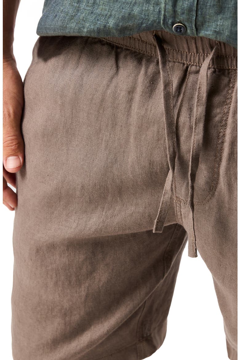 Linen Shorts, Alternate, color, DRIFTWOOD