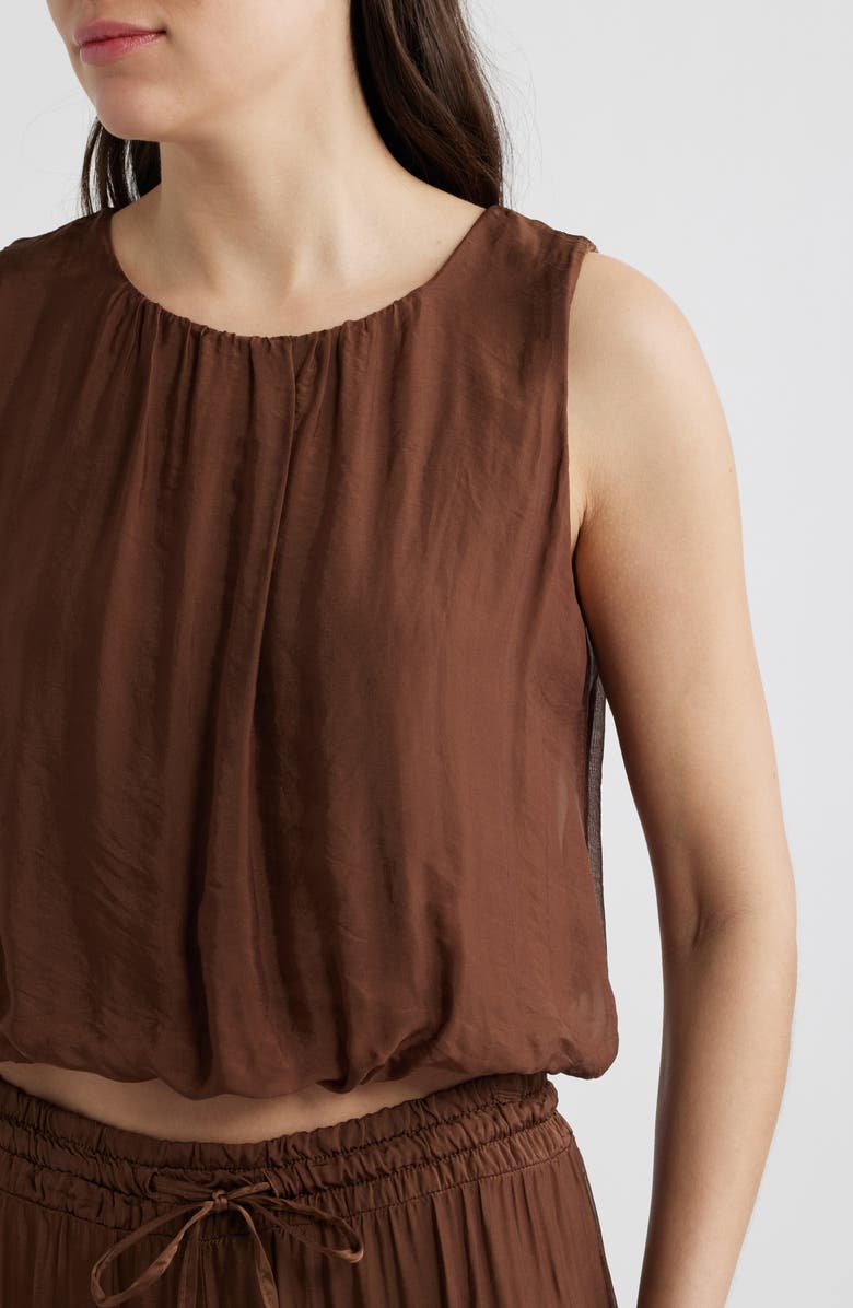 DELUC Strada Bubble Sleeveless Top, Alternate, color, 