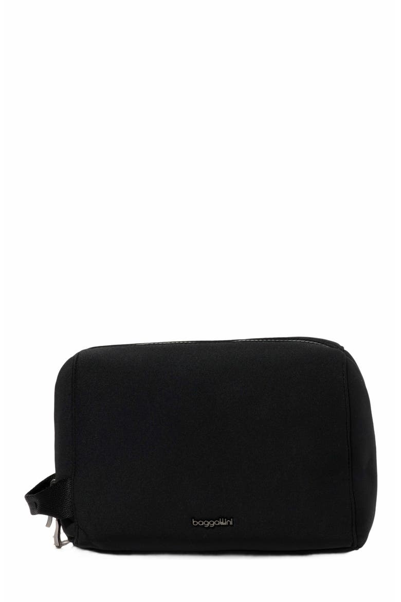 On the Go Toiletry Case, Main, color, Black Neoprene