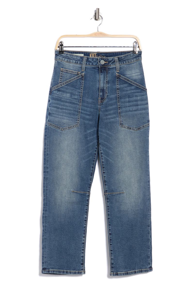 Shay Barrel Jeans, Alternate, color, WATERLILY
