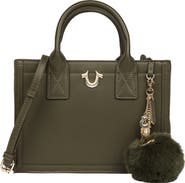 True Religion Pom Dangle Modern Tote