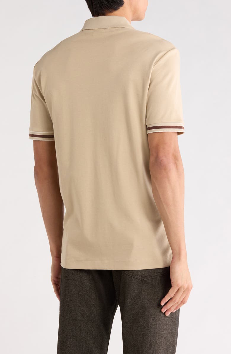 BOSS Parlay Knit Polo, Alternate, color, Light Beige