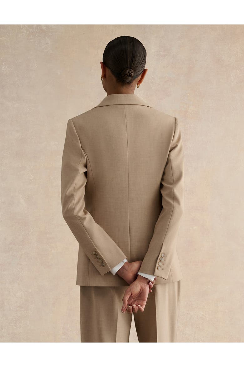 Ashleen Single-Breasted Blazer, Alternate, color, Neutral