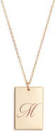 Set & Stones Stella Initial Pendant Necklace