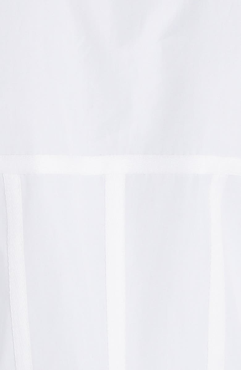 Thom Browne Women's Trompe l'Oeil Corset Button-Up Poplin Shirt, Alternate, color, 