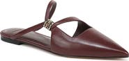 Vince Gilia Strappy Pointed Toe Flat Mule