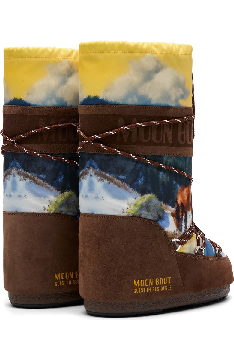 Moon Boot<sup>®</sup> x Guest In Residence Icon High Postcard Boot, Alternate, color, Cocoa