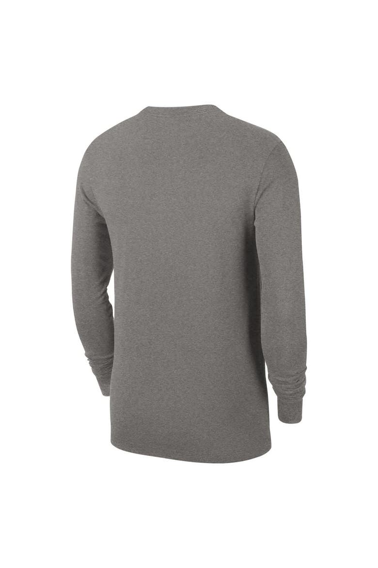 Men's Nike  Charcoal Oklahoma City Thunder Authentic Long Sleeve Practice T-Shirt, Alternate, color, Charcoal