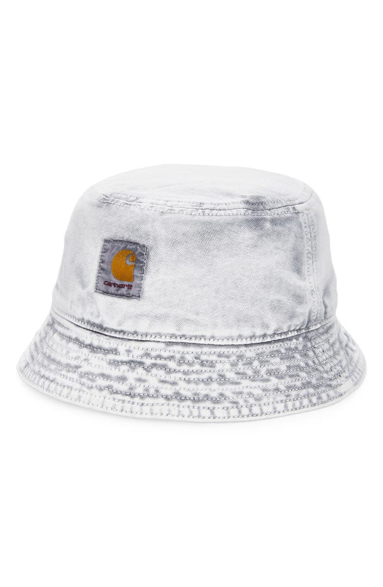 Carhartt Work In Progress Bane Organic Cotton Canvas Bucket Hat, Main, color, Black Chalk Wash