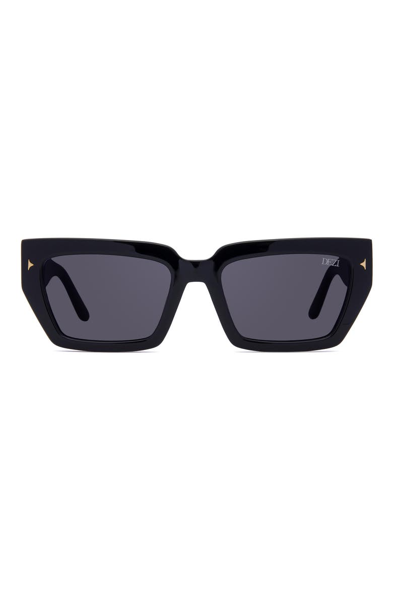 Switch 55mm Square Sunglasses, Main, color, BLACK / DARK SMOKE
