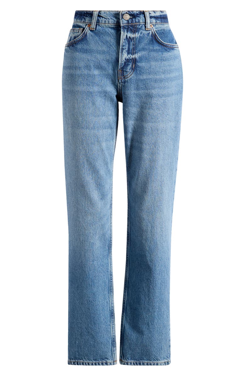 Reformation Greer Straight Leg Jeans, Alternate, color, Chad