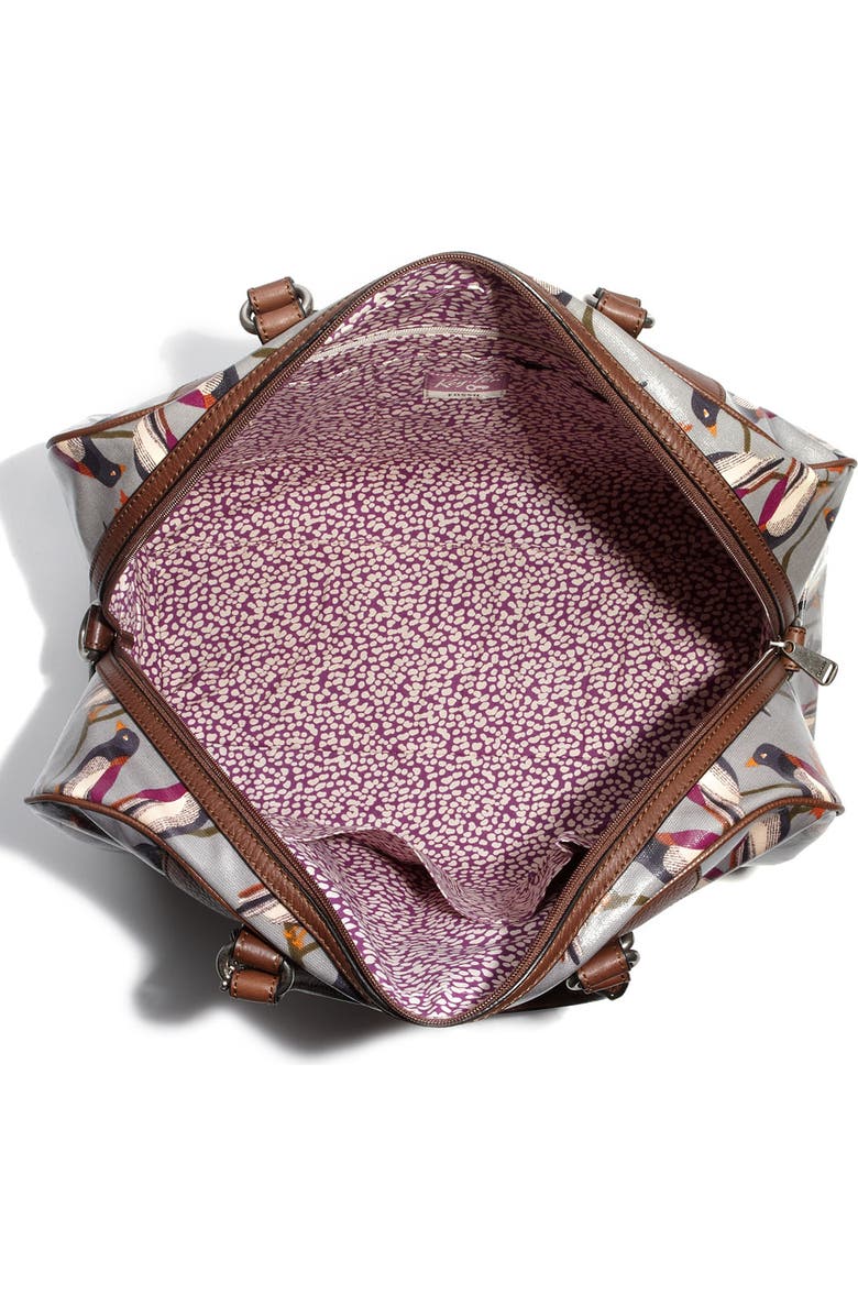 Fossil 'Vintage Key-Per' Coated Canvas Duffel Bag, Alternate, color,