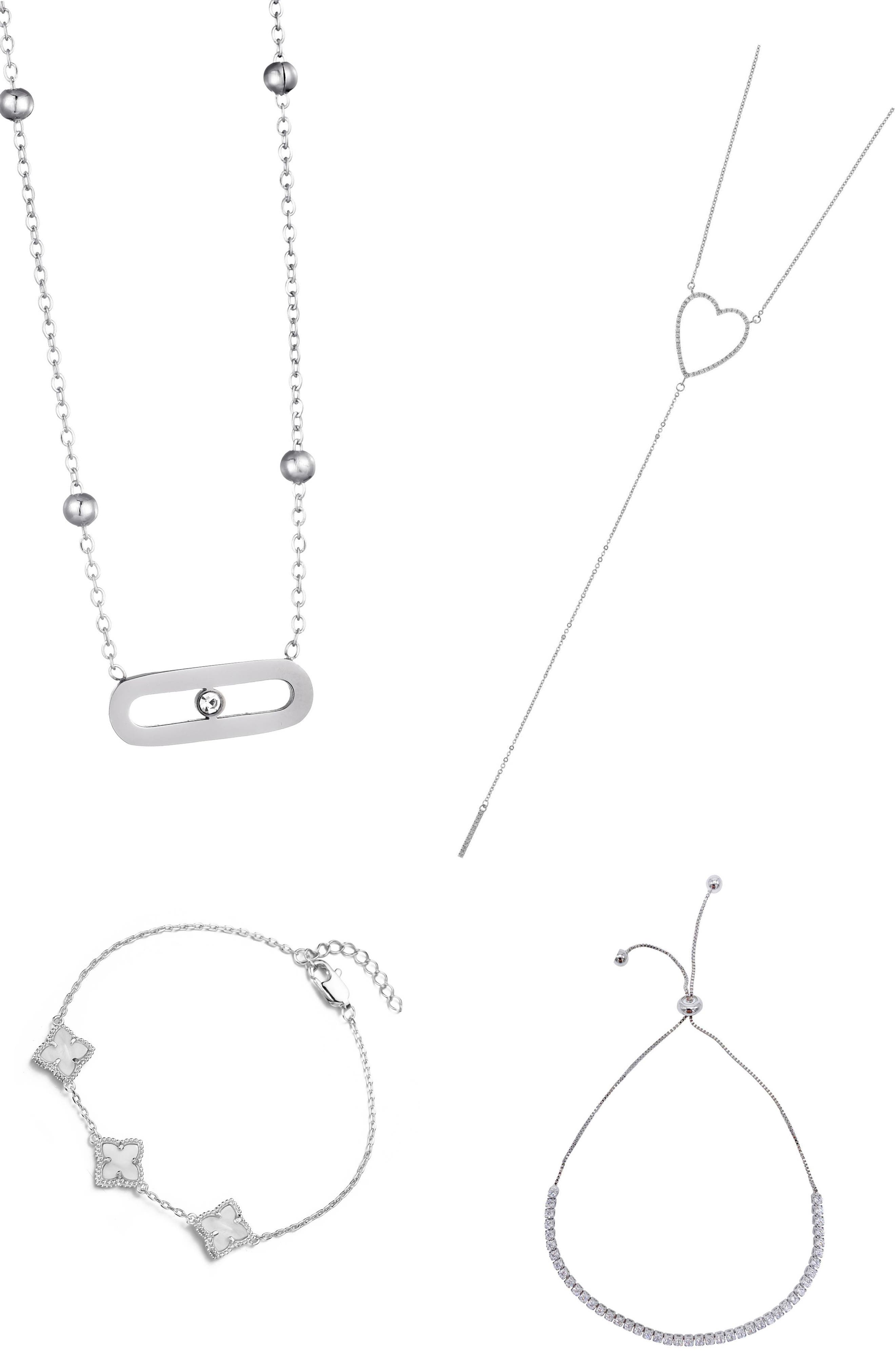 4-Piece Mixed Combo Jewelry Set