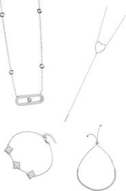 Adornia 4-Piece Mixed Combo Jewelry Set