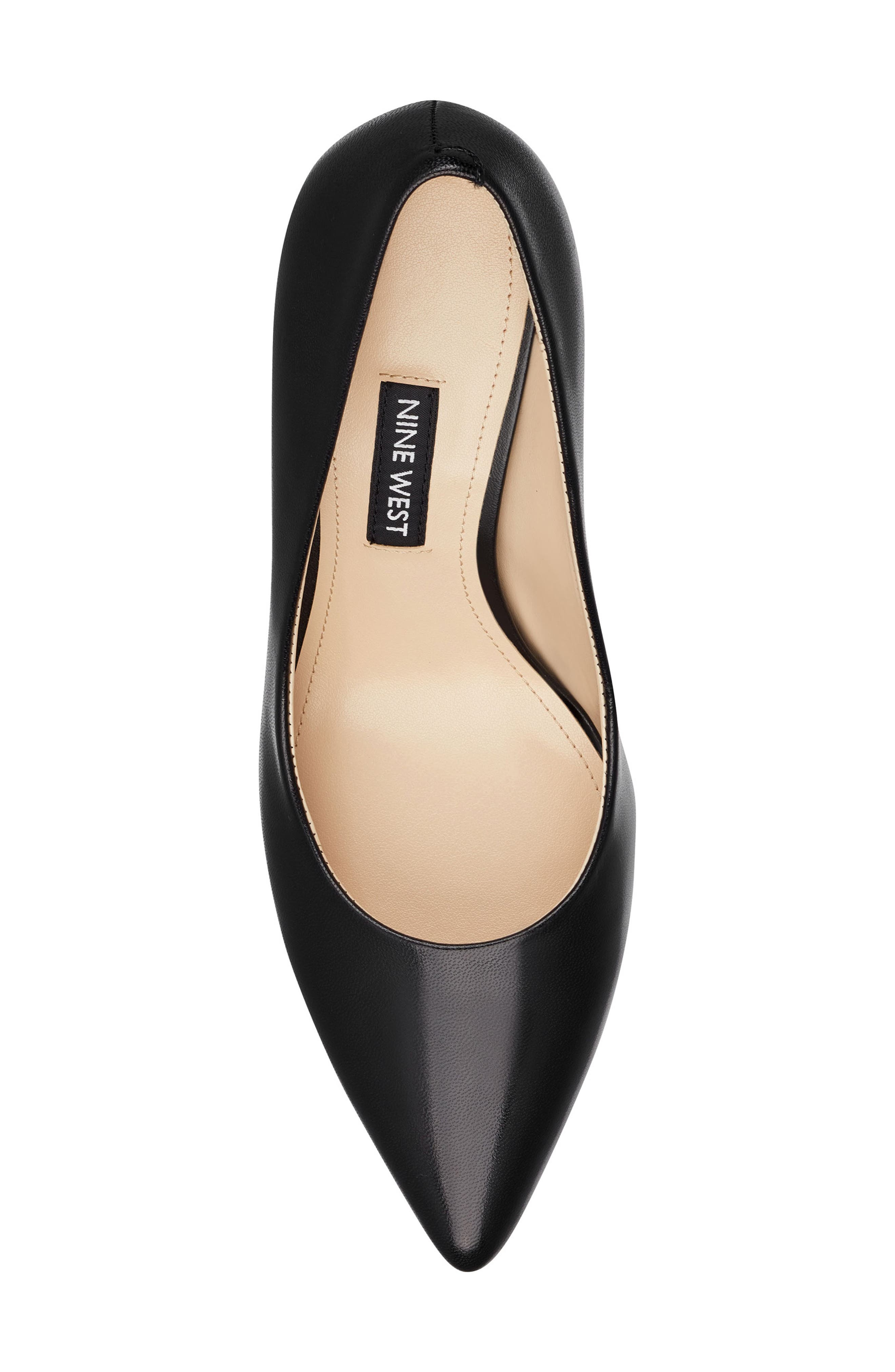 Nine West Flax Pump, Alternate, color, Black Leather