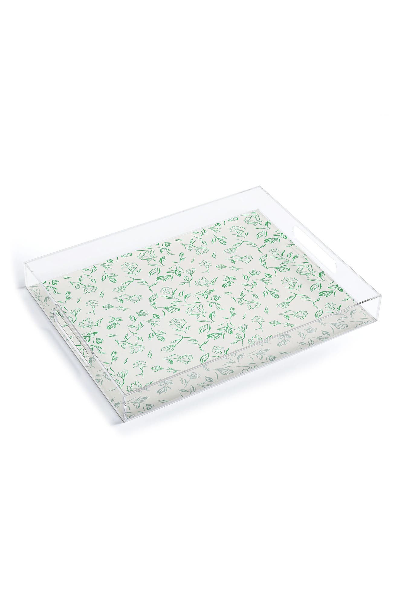 Romantic Green Acrylic Tray