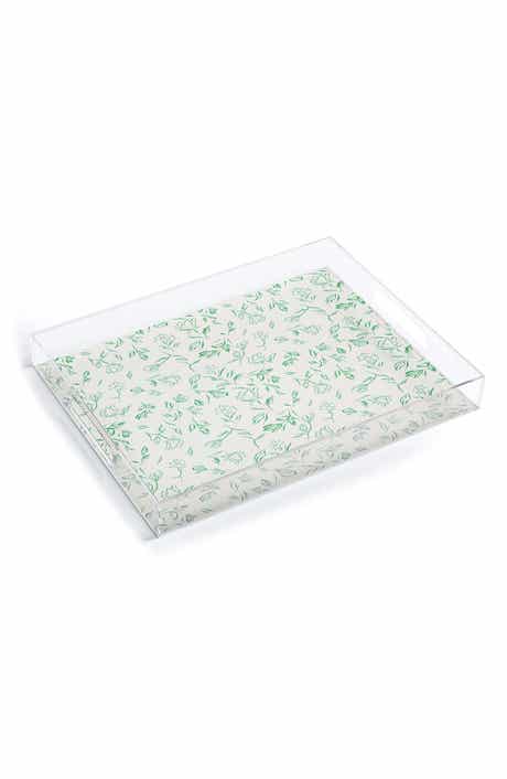 Romantic Green Acrylic Tray