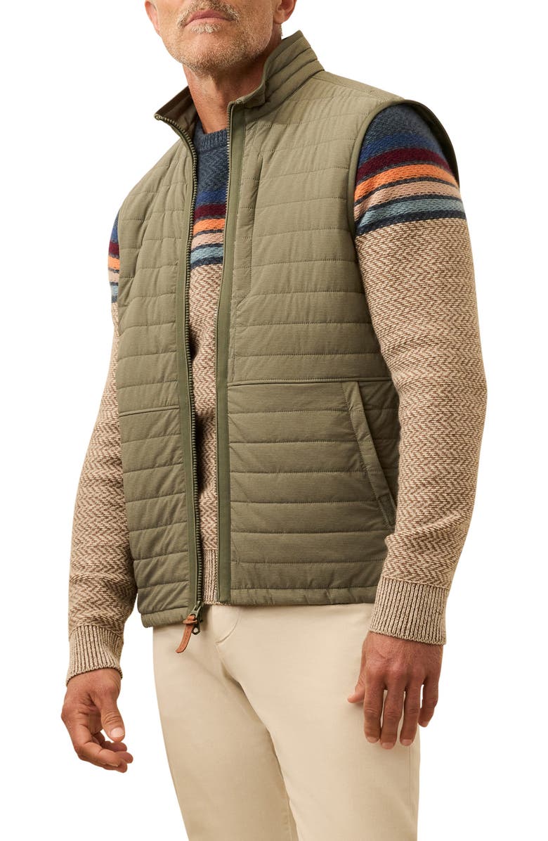 Faherty Horizon Series Vest, Alternate, color, Maine Forest