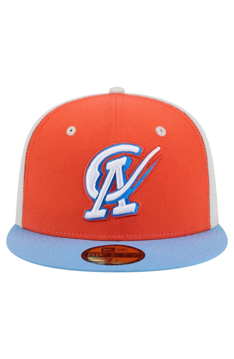 New Era Men's New Era Orange Oklahoma City Baseball Club Copa de la Diversión 59FIFTY Fitted Hat, Alternate, color, Orange