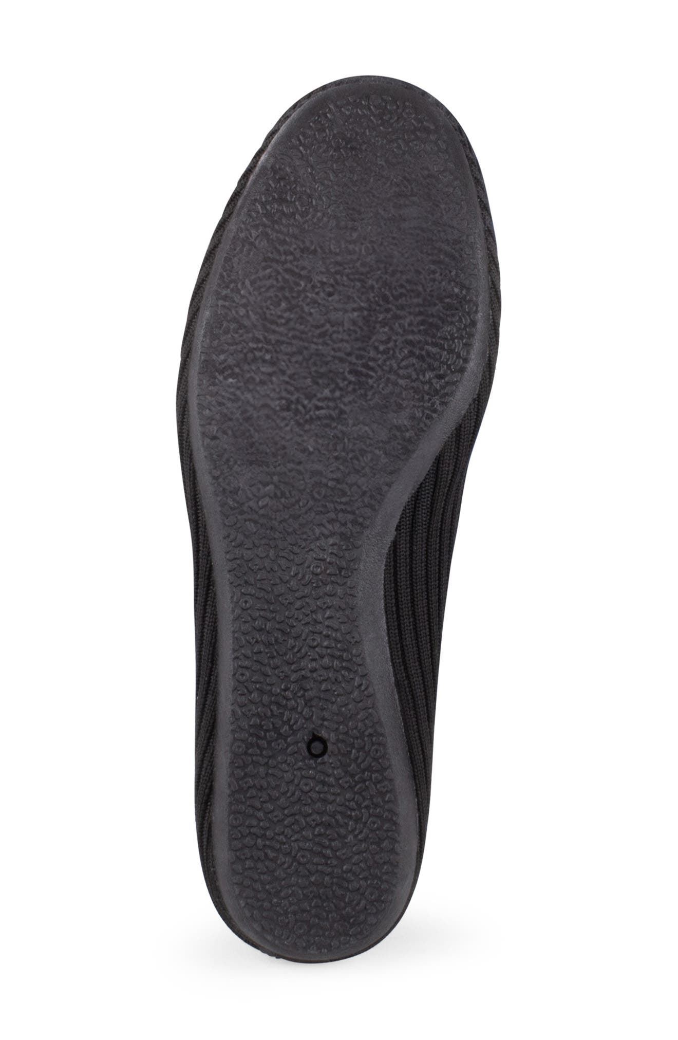 Tahari Vilamoura Knit Ballet Flat, Alternate, color, Black