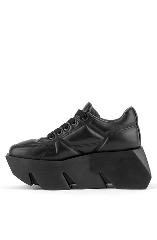 United Nude Bull Puffy Sneaker In Black