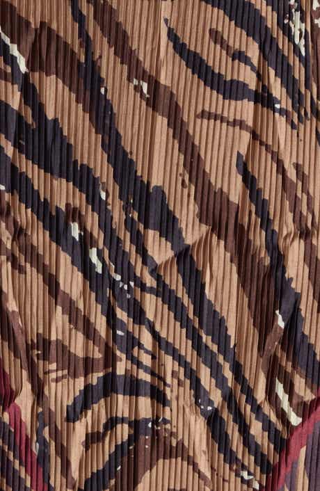Pleated Satin Scarf