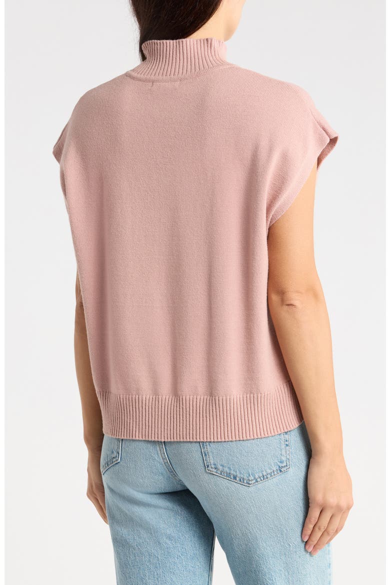 Mock Neck Sweater, Alternate, color, MAUVE