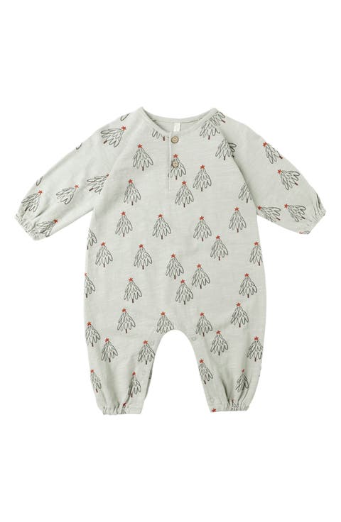 Christmas Tree Print Romper (Baby)