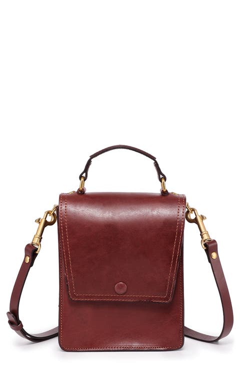 Basswood Leather Crossbody Bag