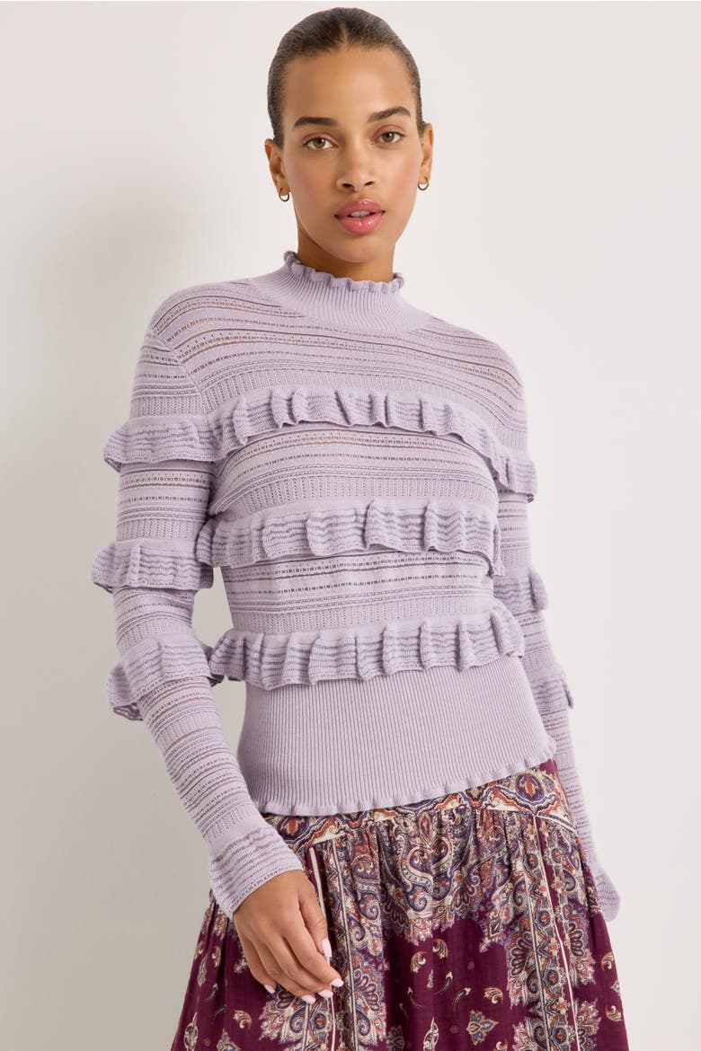 Adeline Top, Alternate, color, Thistle