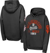 Outerstuff Youth Outerstuff  Black San Francisco Giants Premium Sweep Fleece Hoodie