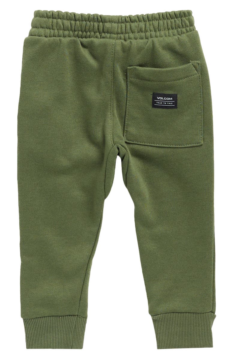 Volcom Graphic T-Shirt, Zip Hoodie & Joggers Set, Alternate, color, Hunter Green