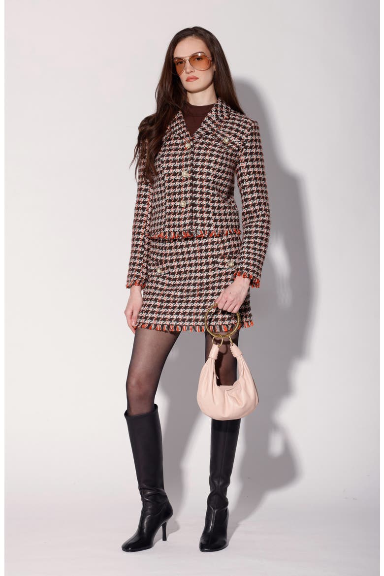 Veronica Tweed Blazer, Alternate, color, AUTUMN TWEED