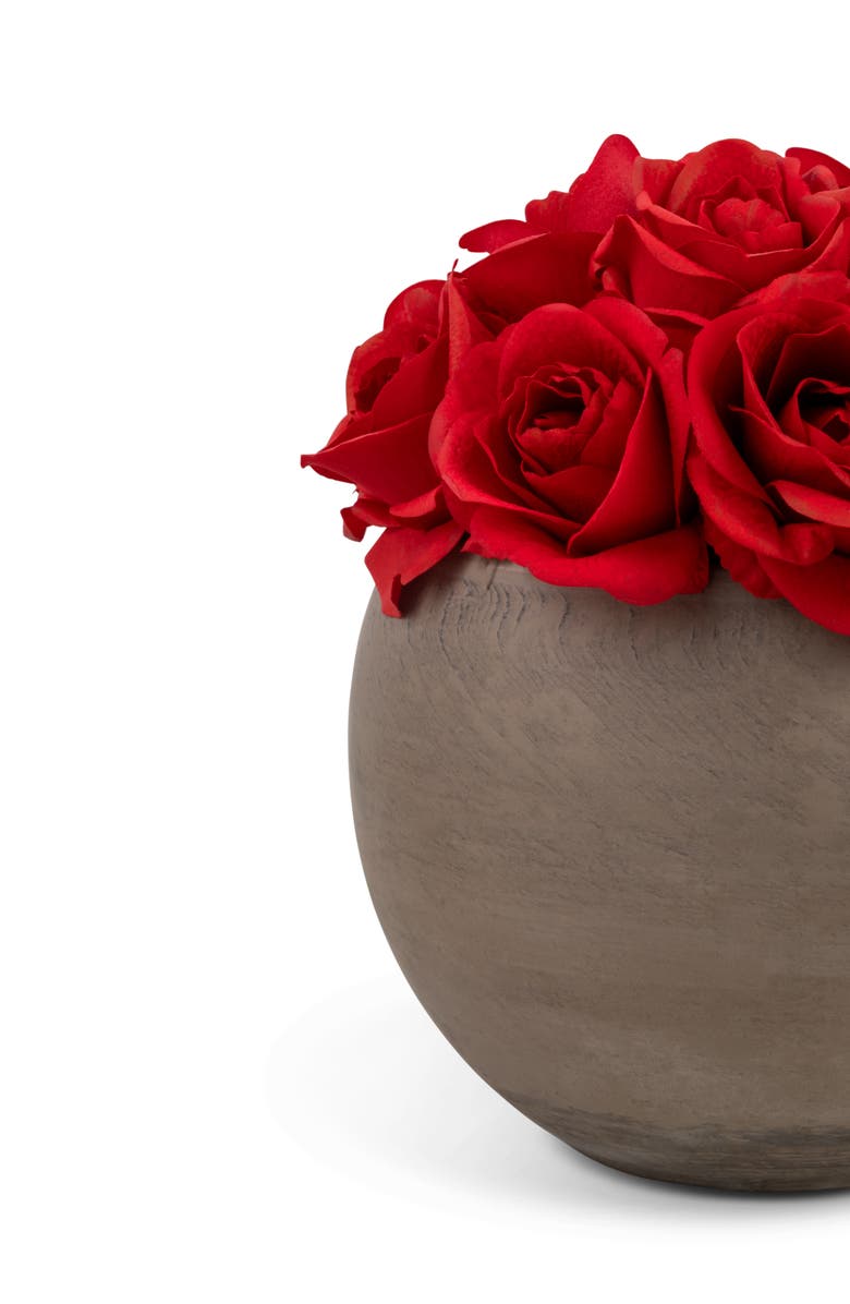 CocoBella Sabine RealTouch Rose Arrangement, Alternate, color, Ruby