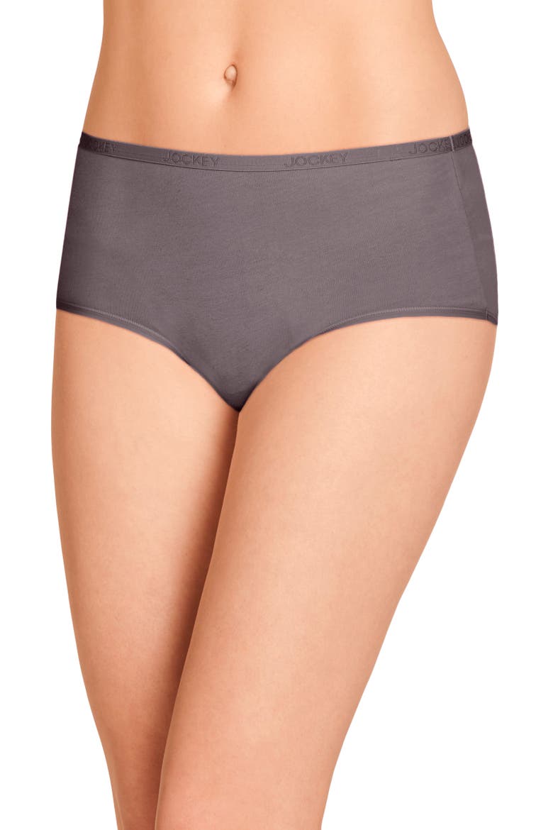 Womens Organic Cotton Stretch Modern Brief - 3 Pack, Alternate, color, Twilight Haze