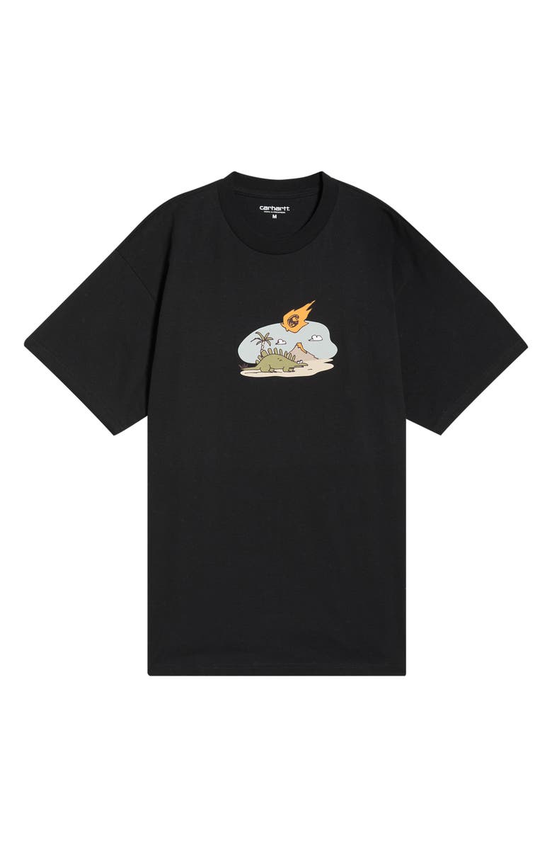 Carhartt Work In Progress Impact Organic Cotton Graphic T-Shirt, Main, color, Black