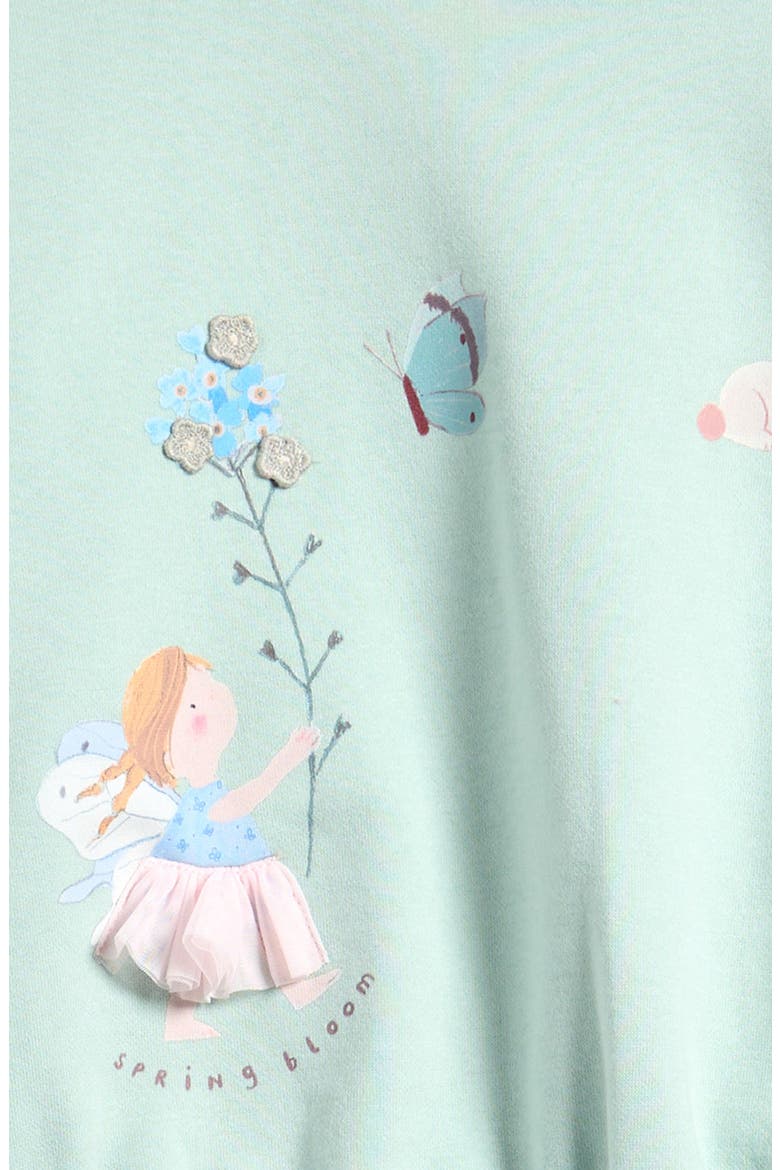 Kids' Fairy Sweatshirt & Leggings Set, Alternate, color, BLUE
