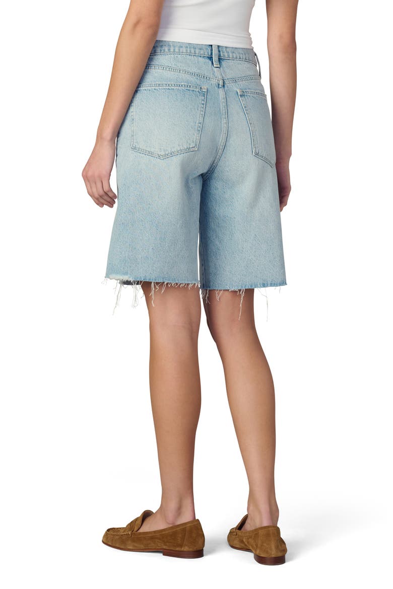 The Ryan Low Slung Cutoff Bermuda Denim Shorts, Alternate, color, GENTLE