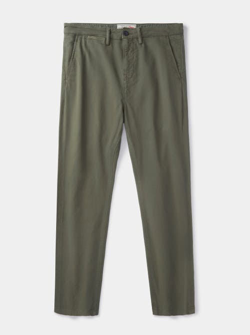 Aubin Witham Stretch Chino Pants In Brown