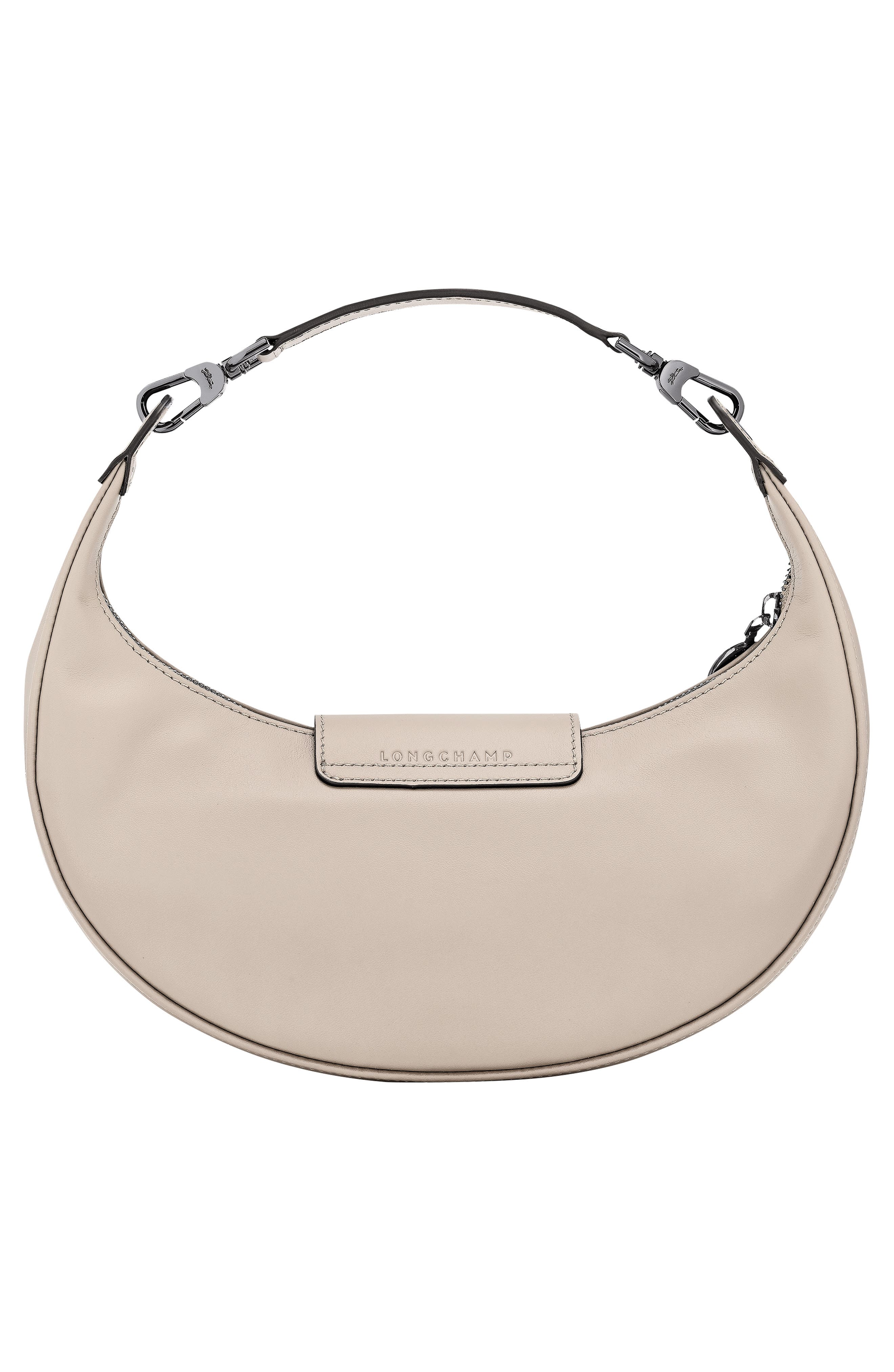 Le Pliage Xtra Round Leather Top Handle Bag, Alternate, color, PAPER