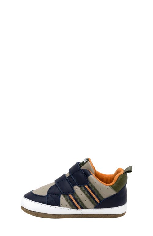 Robeez ® Brooks First Kicks Sneaker In Navy