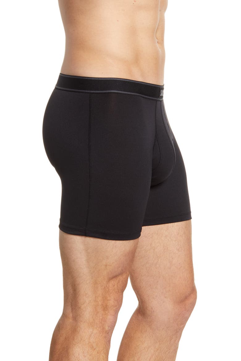 Assorted 3-Pack Daytripper Comfort Stretch Boxer Briefs, Alternate, color, BLACK