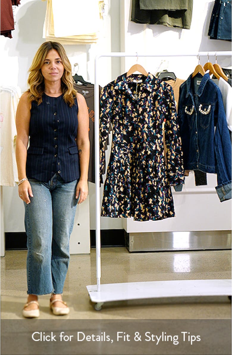 Nanette Long Sleeve Minidress, sales video thumbnail