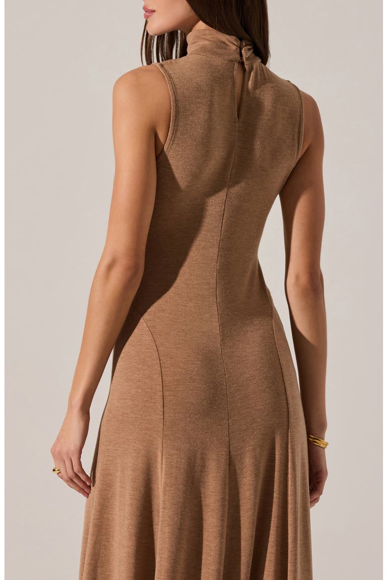 Haylie Turtleneck Knit Dress, Alternate, color, KHAKI