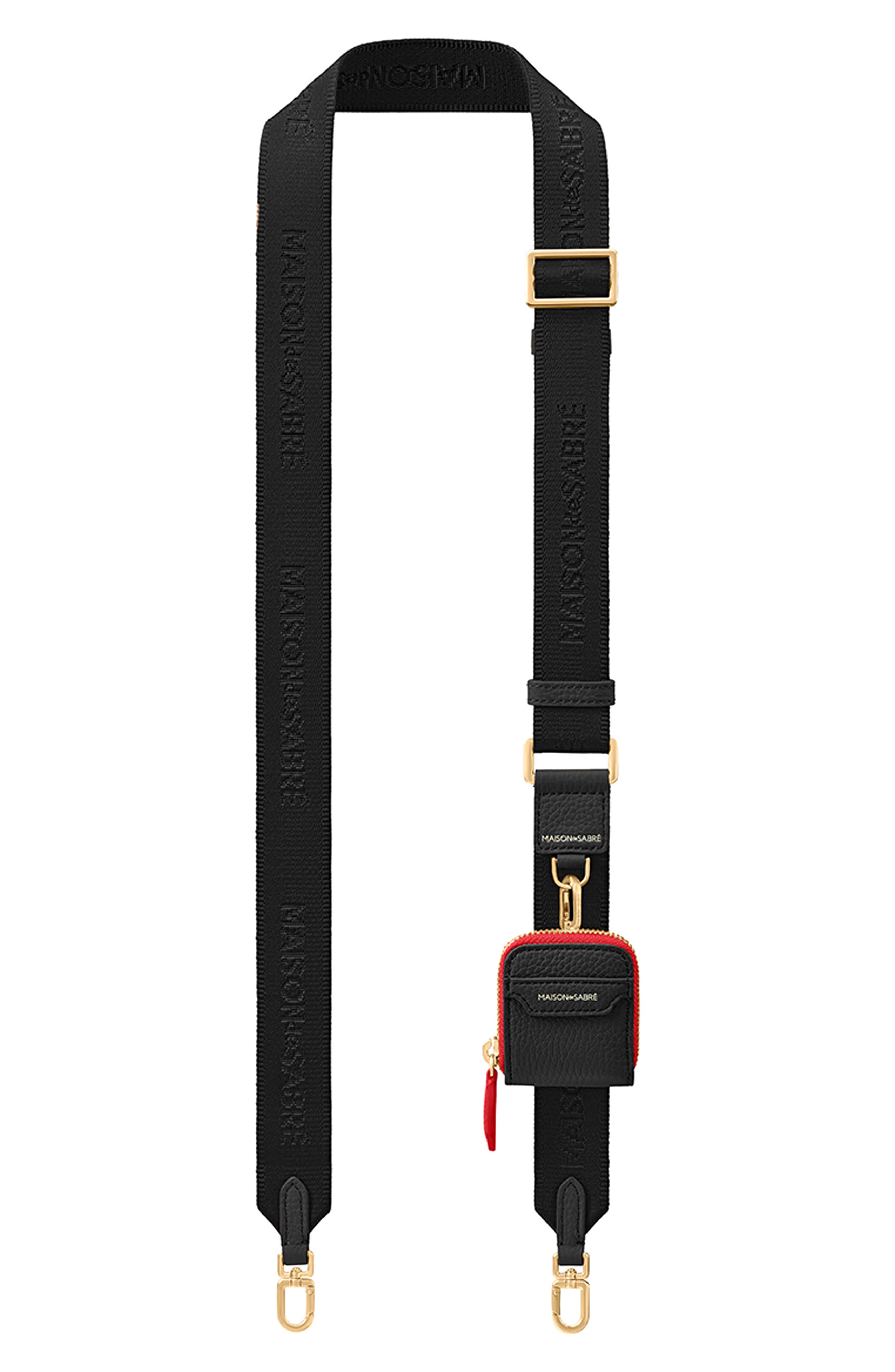 MAISON de SABRÉ The Utility Strap, Alternate, color, Rouge Noir